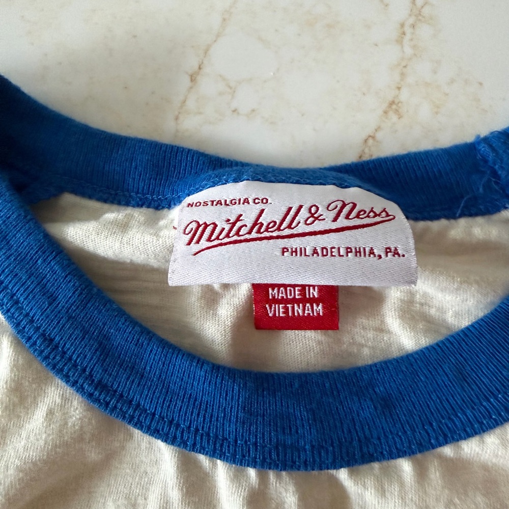 Toronto Blue Jays Mitchell & Ness slub cotton long sleeve t-shirt top - Picture 5 of 10